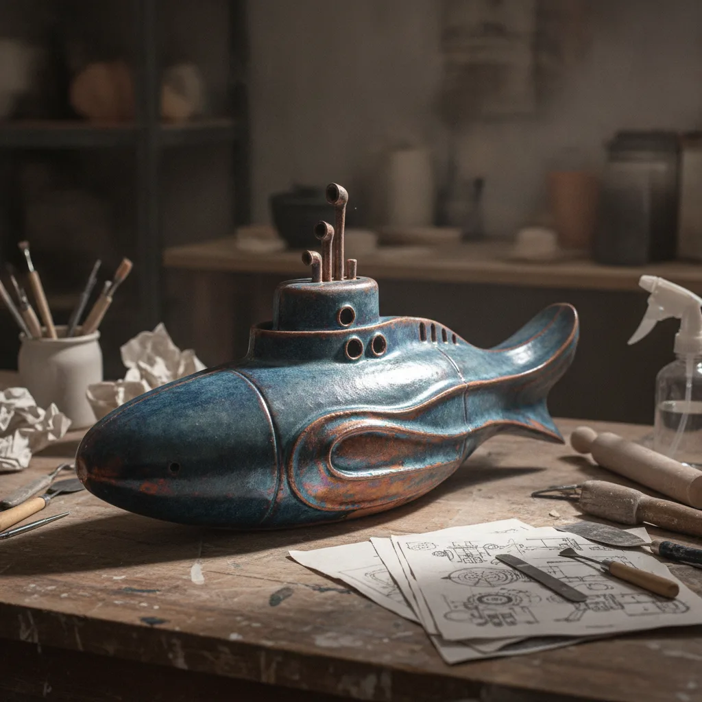 Inspiration Jules Verne art du Nautilus – Arts & Hangar - inspiration jules verne art nautilus gres