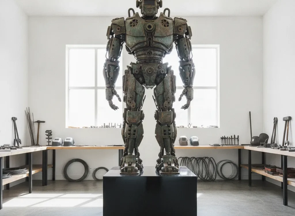 Robot sculpture art – Œuvres de collection | Arts & Hangar - robot sculpture art collection