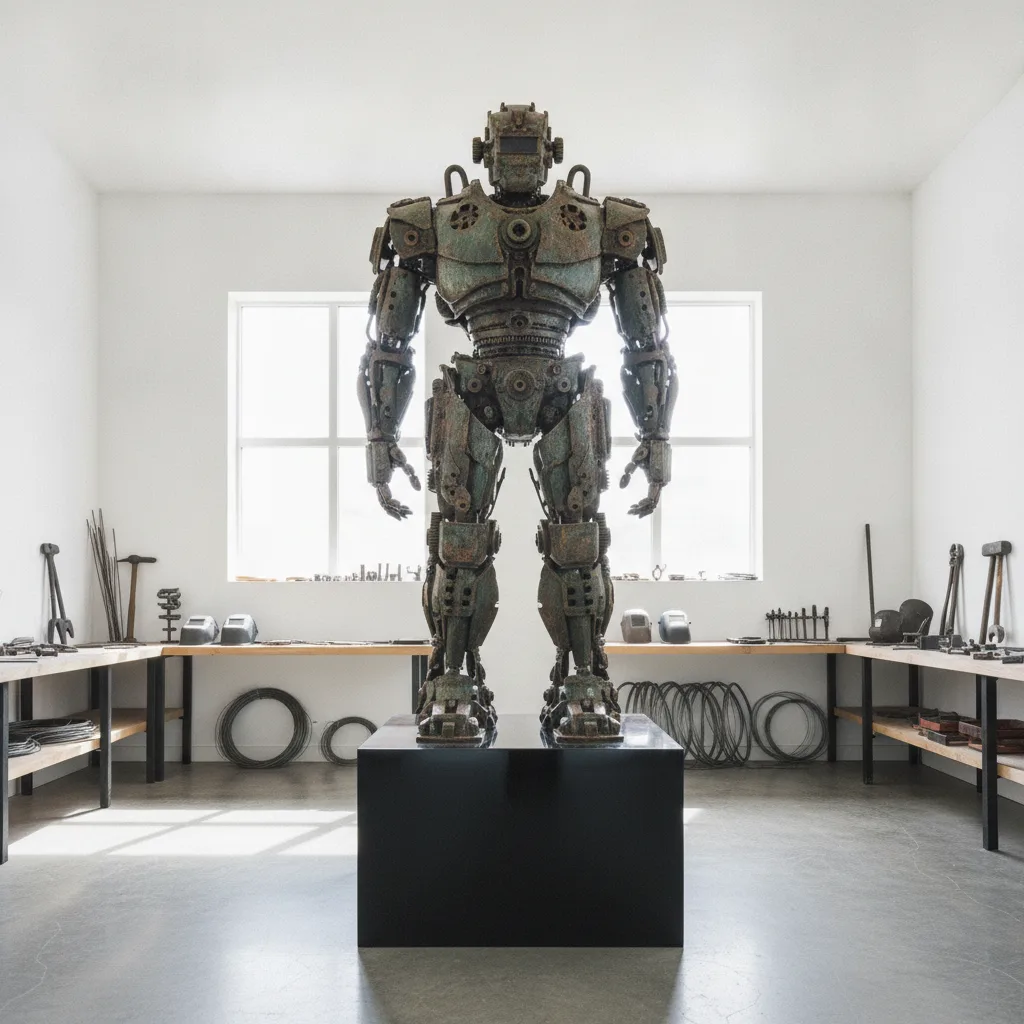 Robot sculpture art – Œuvres de collection | Arts & Hangar - robot sculpture art collection