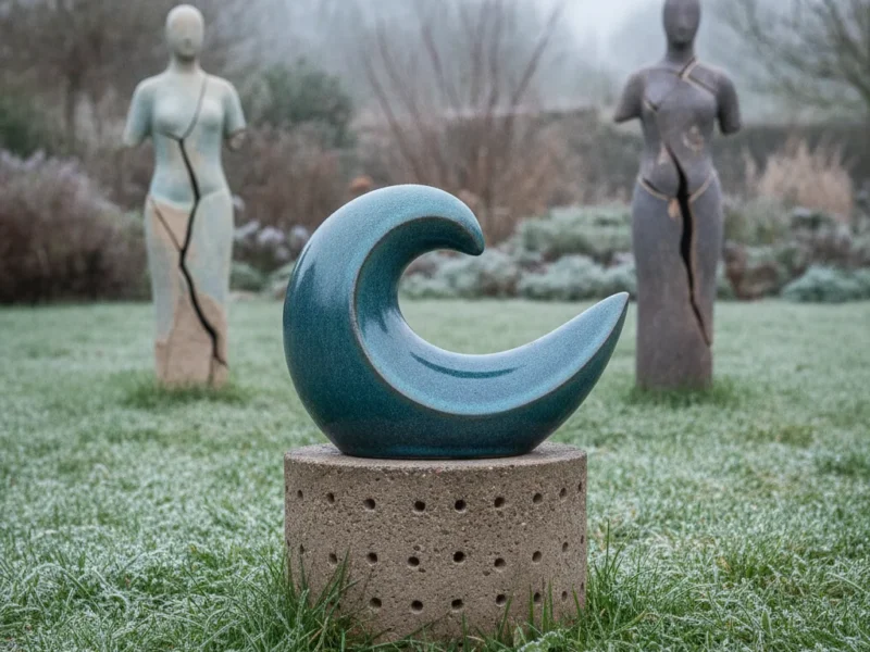 Sculpture qui résiste au gel, le verdict du grès 1280°C - sculpture qui resiste gel