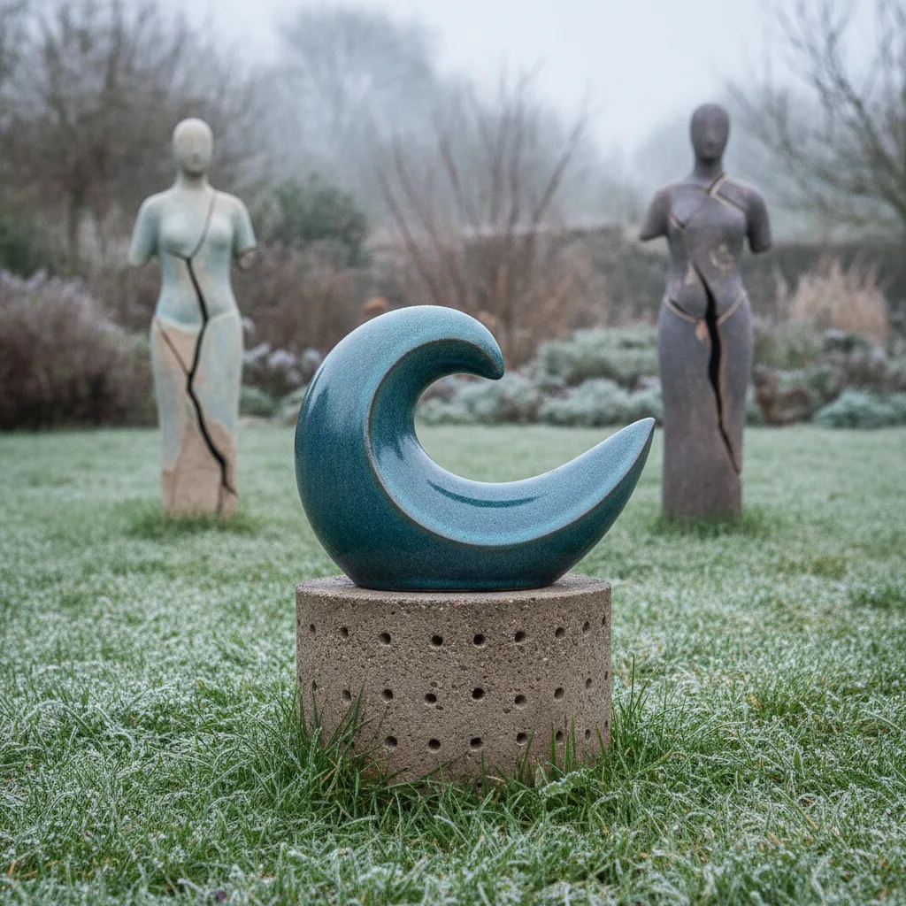 Sculpture qui résiste au gel, le verdict du grès 1280°C - sculpture qui resiste gel